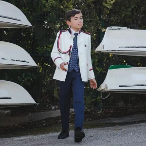 Varones Traje Almirante Comunión Cuello Mao YM108644