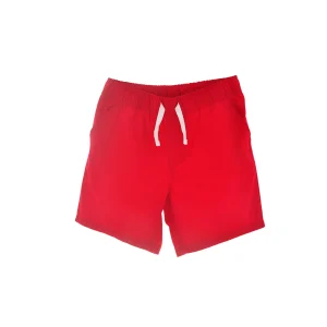 Short rojo con liga en la cintura YM111435