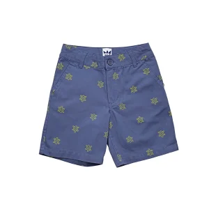 Bermuda azul con tortugas verdes YM108790