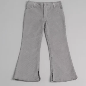 Pantalón Gris de corduroy con aberturas YM110854