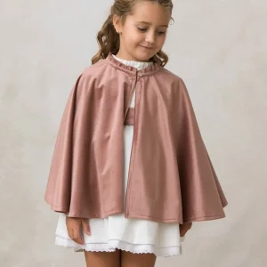 Capa Paula en terciopelo rosa nude YM112381