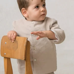 Chaqueta Leo de terciopelo de bebé YM112460
