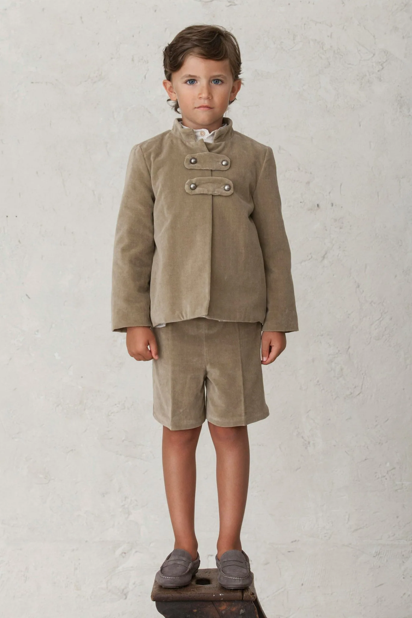 Bermuda terciopelo camel YM112250